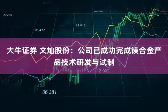 大牛证券 文灿股份：公司已成功完成镁合金产品技术研发与试制